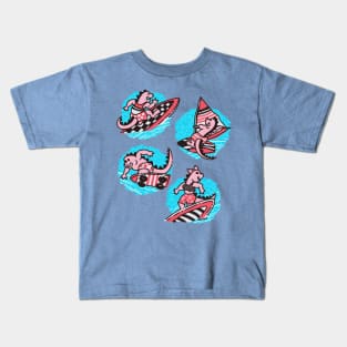 Epic Iguanas (Rockin Red Version) Kids T-Shirt